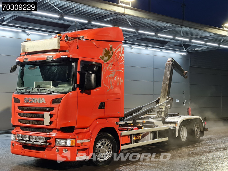 Scania R450 6X2 20tons VDL S-20-6400 Contaienrsystem Retarder Lift+Steering Axle Euro 6 - Hook lift truck: picture 3 Scania R450 6X2 20tons VDL S-20-6400 Contaienrsystem Retarder Lift+Steering Axle Euro 6 - Hook lift truck: picture 3