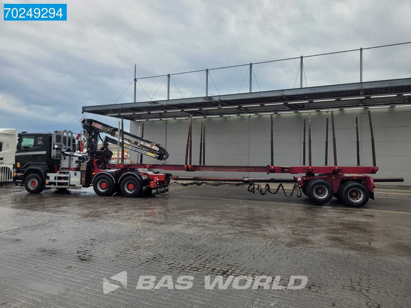Scania R580 6X4 Holz Kran Diebolt D28 Full-Steell Extentable Trailer - Logging truck, Crane truck: picture 3 Scania R580 6X4 Holz Kran Diebolt D28 Full-Steell Extentable Trailer - Logging truck, Crane truck: picture 3
