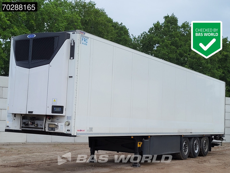 Schmitz Cargobull Carrier Vector HE 19 MT 3 axles Ladebordwand Blumenbreit Schiebewand ATP-FRC 87m3 - Refrigerator semi-trailer: picture 1 Schmitz Cargobull Carrier Vector HE 19 MT 3 axles Ladebordwand Blumenbreit Schiebewand ATP-FRC 87m3 - Refrigerator semi-trailer: picture 1