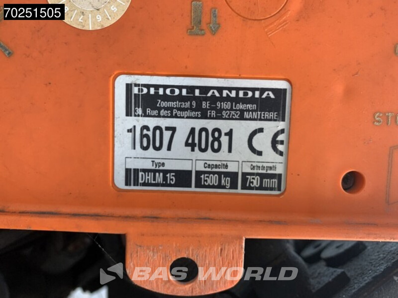 Spare parts D'HOLLANDIA DHLM15 Max. Laadcapaciteit 1.500 kg: picture 8