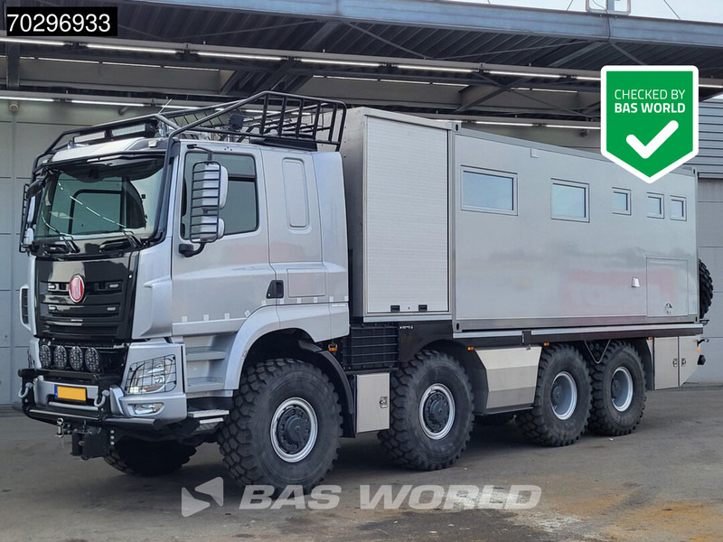 Tatra T158 8X8 NL-Truck 8x8 Off-Grid Camper Hydraulic Winch Generator Retarder Airco Euro 6 - Integrated motorhome: picture 1 Tatra T158 8X8 NL-Truck 8x8 Off-Grid Camper Hydraulic Winch Generator Retarder Airco Euro 6 - Integrated motorhome: picture 1