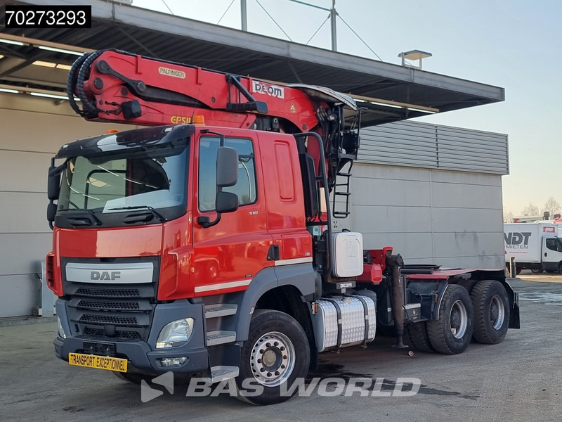 Tractor unit DAF CF 510 6X4 Retarder Big-Axle Holz Kran Palfinger Epsilon S260L82: picture 10