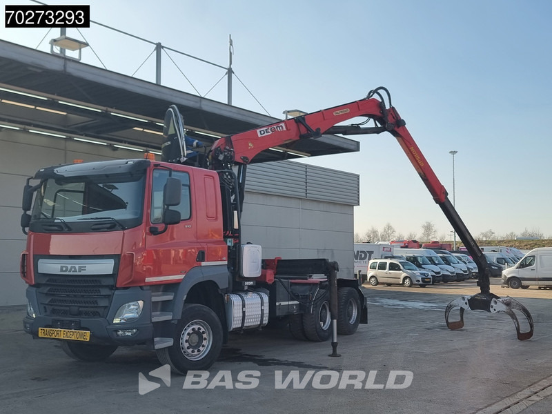 Tractor unit DAF CF 510 6X4 Retarder Big-Axle Holz Kran Palfinger Epsilon S260L82: picture 5