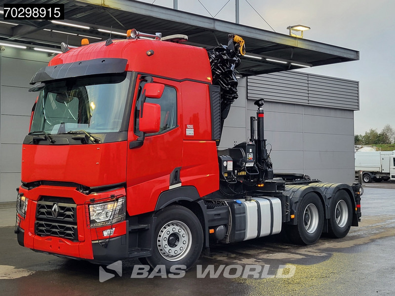 Tractor unit Renault T 520 6X4 Hiab 477E-7 HIDUO Crane Kran Big-Axle Euro 6: picture 13