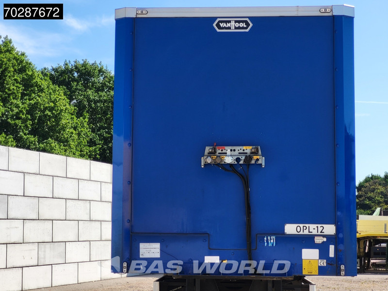 Closed box semi-trailer Van Hool 3B2014 3B2014 3 axles Tailgate Lift+Steering Axle: picture 11