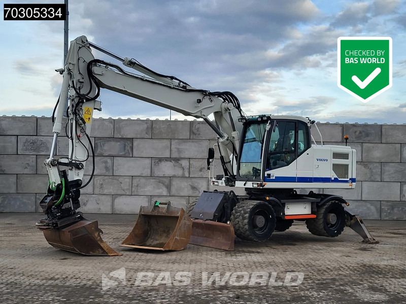 Wheel excavator Volvo EW180 E Outriggers + Blade: picture 1