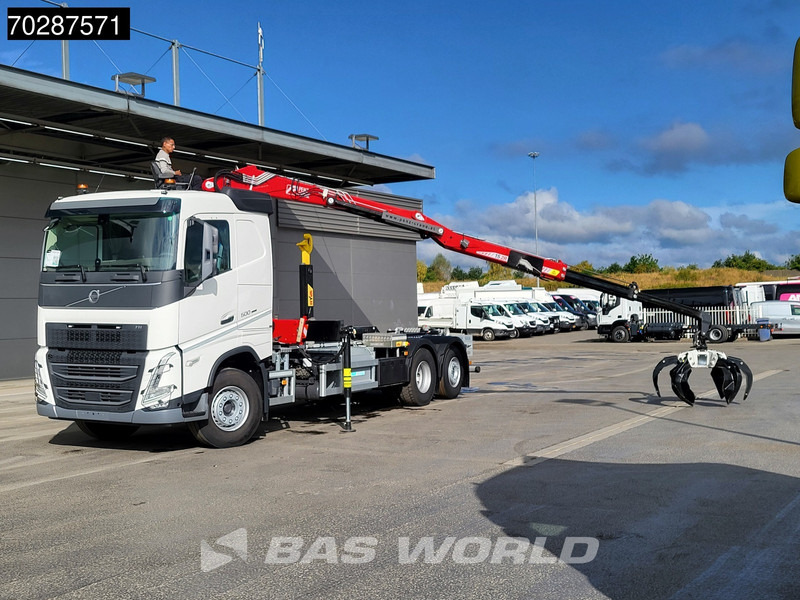 Volvo FH 500 6X2 Penz Crane 15Z9.50R HYVA 20-57-S Hooklift Lift+steering Automatic Euro 6 - Hook lift truck, Crane truck: picture 2 Volvo FH 500 6X2 Penz Crane 15Z9.50R HYVA 20-57-S Hooklift Lift+steering Automatic Euro 6 - Hook lift truck, Crane truck: picture 2