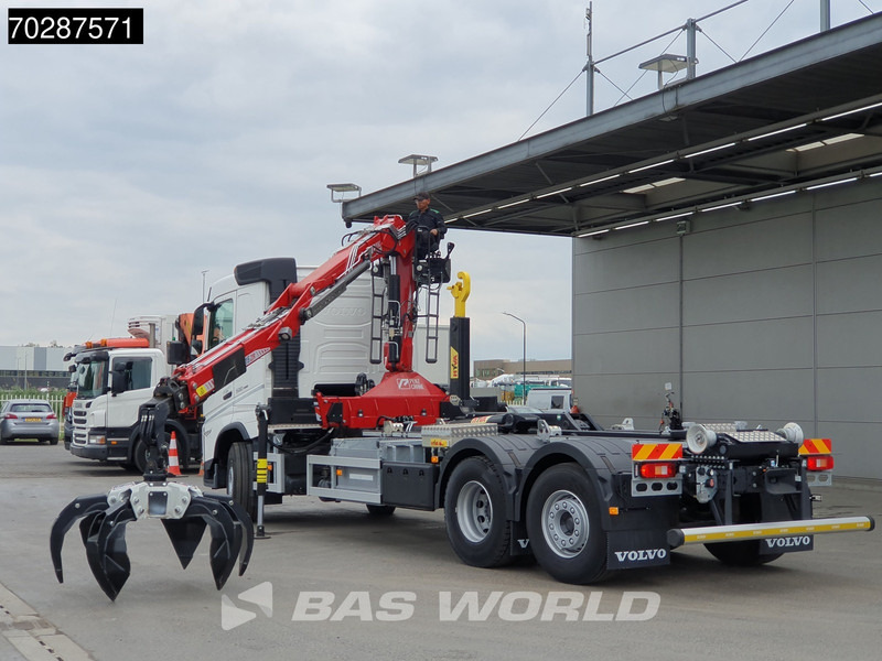 New Hook lift truck, Crane truck Volvo FH 500 6X2 Penz Crane 15Z9.50R HYVA 20-57-S Hooklift Lift+steering Automatic Euro 6: picture 8