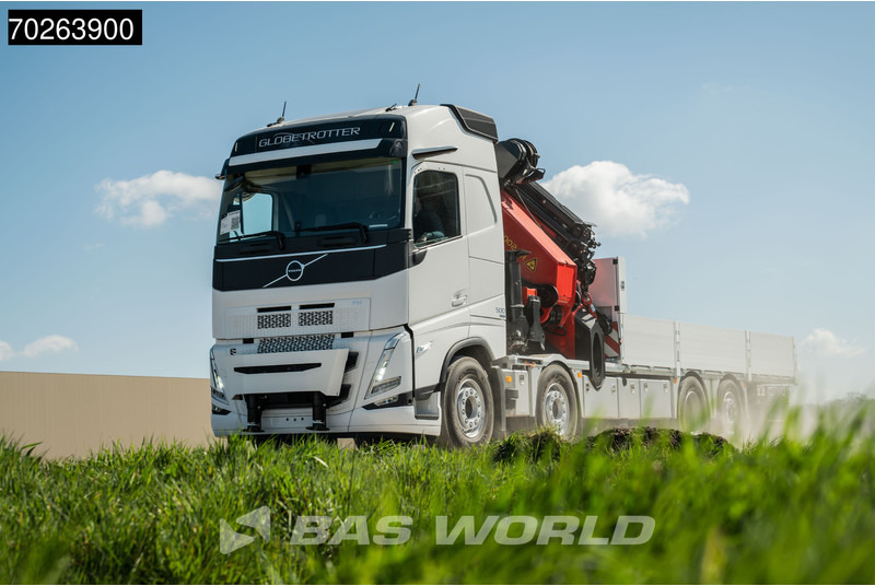 Volvo FH 500 8X2 Palfinger PK110002 SH Crane + Fly-Jib Winch VEB+ Euro 6 - Dropside/ Flatbed truck, Crane truck: picture 2 Volvo FH 500 8X2 Palfinger PK110002 SH Crane + Fly-Jib Winch VEB+ Euro 6 - Dropside/ Flatbed truck, Crane truck: picture 2