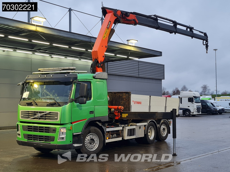 Volvo FM 340 FM 6X2 Palfinger PK23002 Crane 10m3 3-way tipper Lift+steering axle Euro 5 - Tipper, Crane truck: picture 1 Volvo FM 340 FM 6X2 Palfinger PK23002 Crane 10m3 3-way tipper Lift+steering axle Euro 5 - Tipper, Crane truck: picture 1