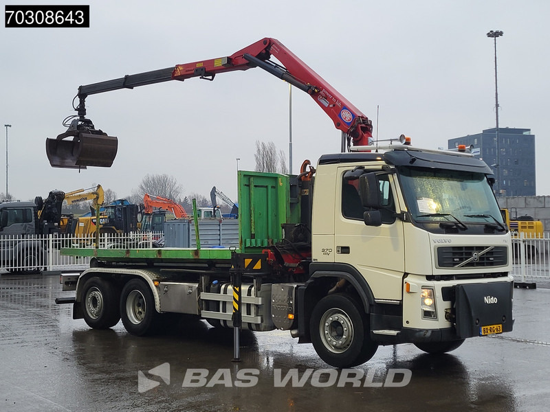 Volvo FM 370 6X2 HMF 1643 Z2 Crane 20tons AJK containersystem Lift+Steering axle Euro 5 - Hook lift truck, Crane truck: picture 3 Volvo FM 370 6X2 HMF 1643 Z2 Crane 20tons AJK containersystem Lift+Steering axle Euro 5 - Hook lift truck, Crane truck: picture 3