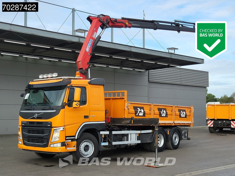 Volvo FM 420 6X2 HMF 2120 K 4 Crane Lift+lenkasche Euro 6 - Tipper, Crane truck: picture 1 Volvo FM 420 6X2 HMF 2120 K 4 Crane Lift+lenkasche Euro 6 - Tipper, Crane truck: picture 1
