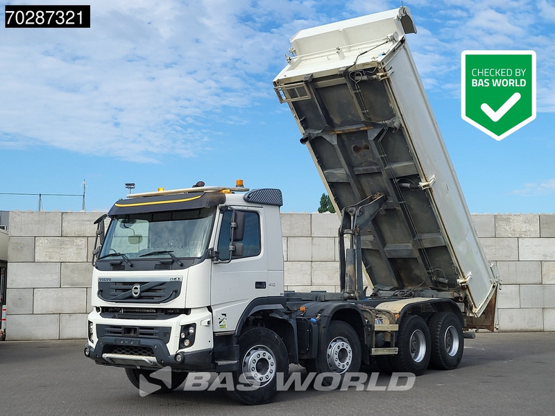 Volvo FMX 410 8X4 13m3 Marrel Tipper SteelSuspension 2-Side Kipper BigAxle Euro 5 - Tipper: picture 1 Volvo FMX 410 8X4 13m3 Marrel Tipper SteelSuspension 2-Side Kipper BigAxle Euro 5 - Tipper: picture 1