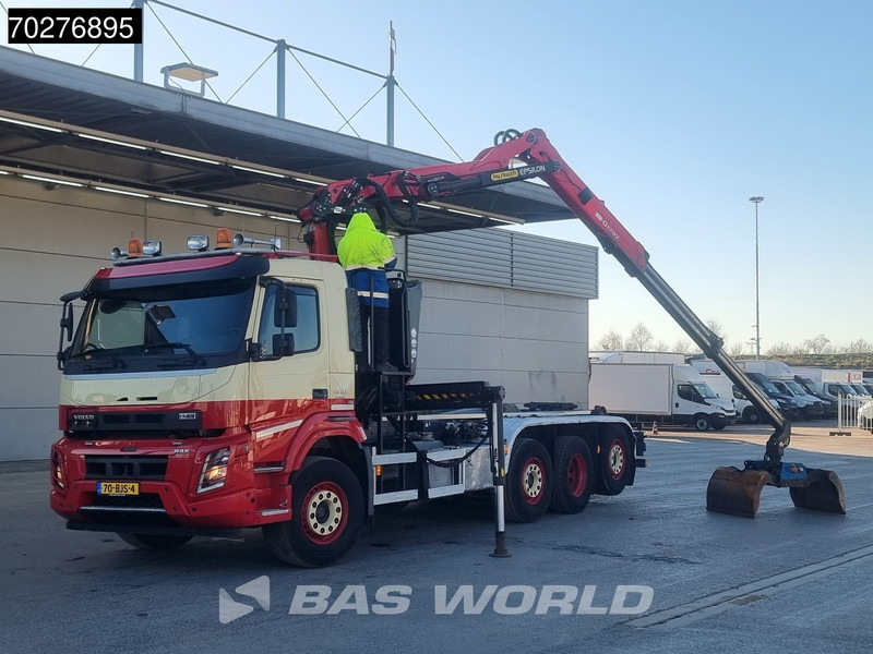 Volvo FMX 460 8X2 NL-Truck Palfinger Epsilon Q170Z Kran VEB+ lift+lenkasche Euro 6 - Hook lift truck, Crane truck: picture 3 Volvo FMX 460 8X2 NL-Truck Palfinger Epsilon Q170Z Kran VEB+ lift+lenkasche Euro 6 - Hook lift truck, Crane truck: picture 3