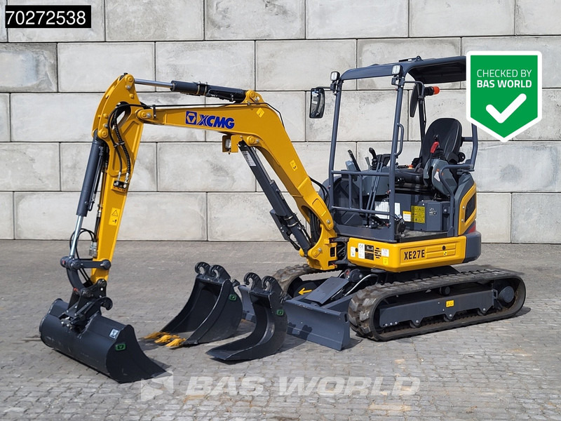 XCMG XE27 E 2 YEARS FACTORY WARRANTY - KUBOTA ENGINE - Mini excavator: picture 1 XCMG XE27 E 2 YEARS FACTORY WARRANTY - KUBOTA ENGINE - Mini excavator: picture 1