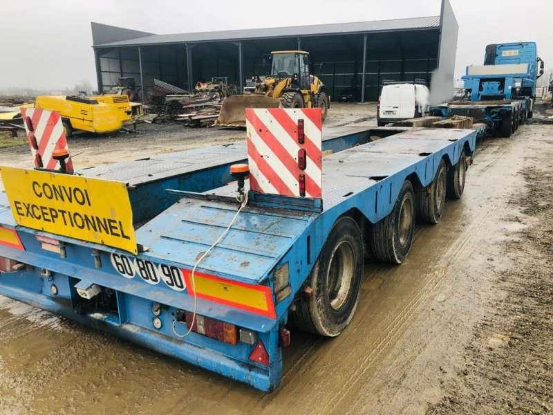 Nicolas 4+3 ESSIEUX - Low loader semi-trailer: picture 2 Nicolas 4+3 ESSIEUX - Low loader semi-trailer: picture 2