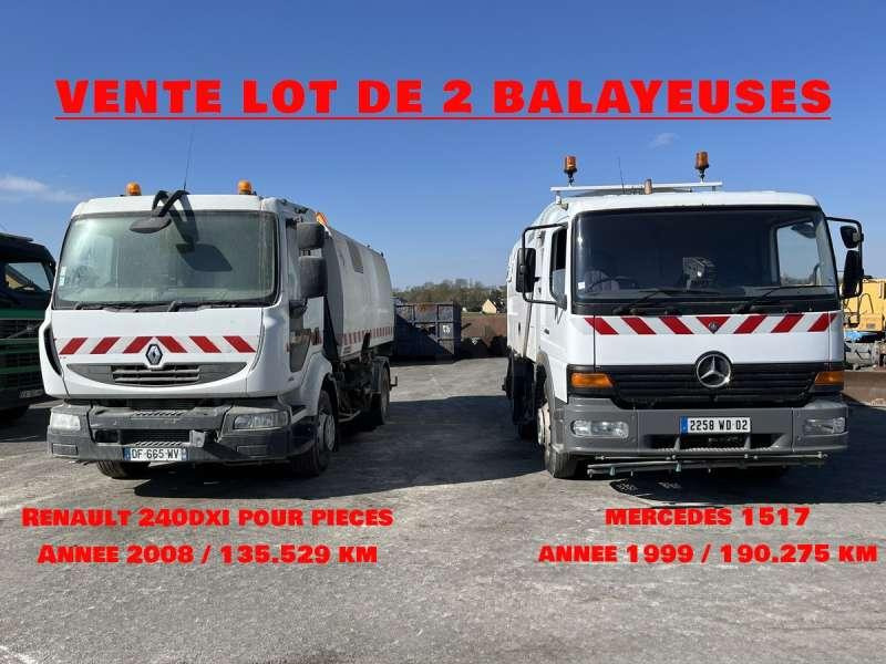 Renault 240DXI + MERCEDES 1517 - Road sweeper: picture 1 Renault 240DXI + MERCEDES 1517 - Road sweeper: picture 1