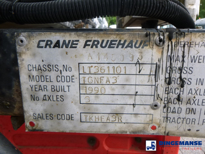 Leasing of Crane Fruehauf Bitumen tank inox 28 m3 / 1 comp Crane Fruehauf Bitumen tank inox 28 m3 / 1 comp: picture 16