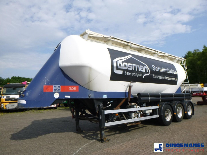 Feldbinder Powder tank alu 40 m3 / 1 comp + compressor - Tank semi-trailer: picture 1 Feldbinder Powder tank alu 40 m3 / 1 comp + compressor - Tank semi-trailer: picture 1