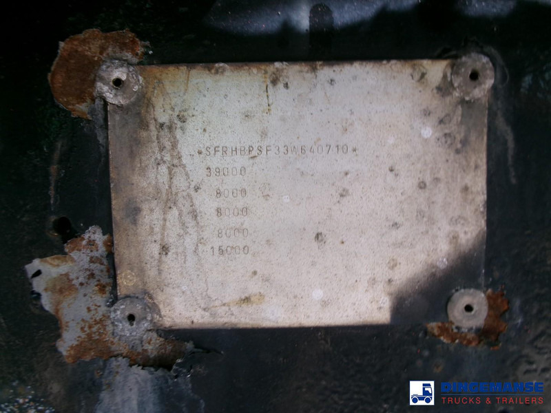 Fruehauf 3-axle platform trailer + Atlas 3008 crane - Dropside/ Flatbed semi-trailer: picture 3 Fruehauf 3-axle platform trailer + Atlas 3008 crane - Dropside/ Flatbed semi-trailer: picture 3