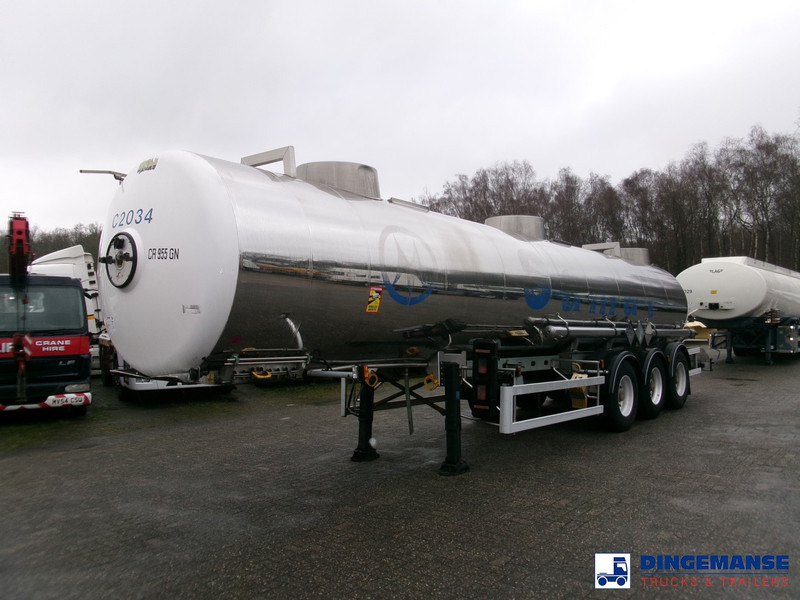 Magyar Chemical tank inox 22.5 m3 / 1 comp ADR 29-05-2024 - Tank semi-trailer: picture 1 Magyar Chemical tank inox 22.5 m3 / 1 comp ADR 29-05-2024 - Tank semi-trailer: picture 1