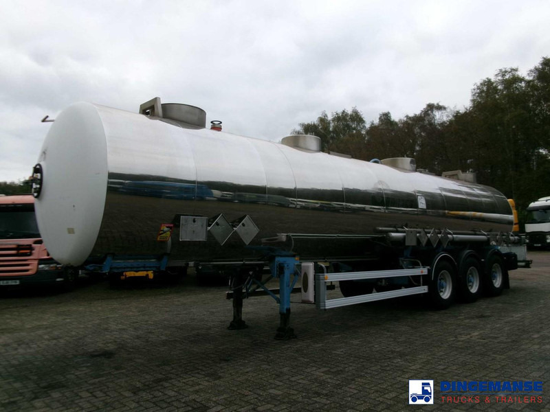 Magyar Chemical tank inox L4BH 33.5 m3 / 3 comp - Tank semi-trailer: picture 1 Magyar Chemical tank inox L4BH 33.5 m3 / 3 comp - Tank semi-trailer: picture 1