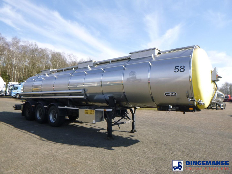 Van Hool Chemical tank inox 24 m3 / 1 comp - Tank semi-trailer: picture 2 Van Hool Chemical tank inox 24 m3 / 1 comp - Tank semi-trailer: picture 2
