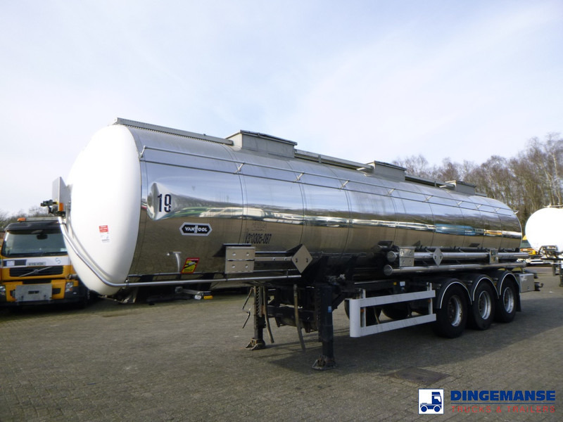 Van Hool Chemical tank inox 30 m3 / 1 comp - Tank semi-trailer: picture 1 Van Hool Chemical tank inox 30 m3 / 1 comp - Tank semi-trailer: picture 1