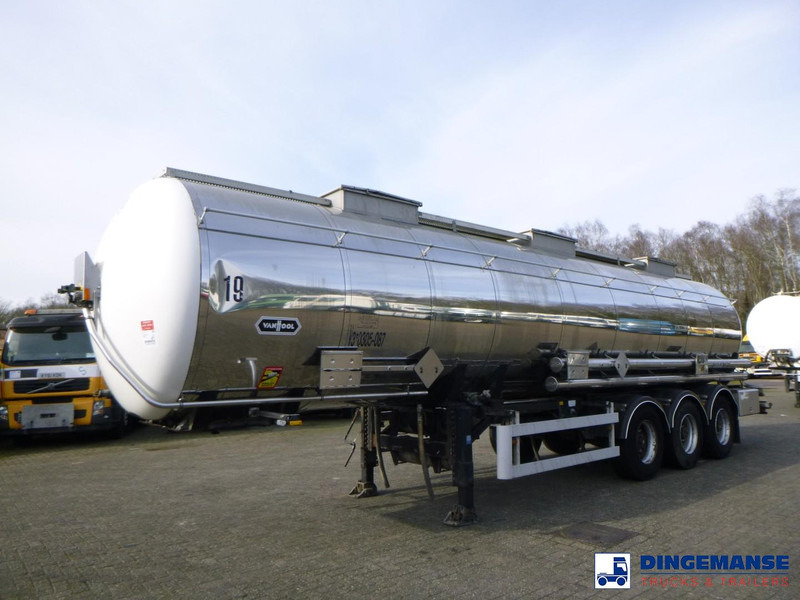 Van Hool Chemical tank inox 30 m3 / 3 comp - Tank semi-trailer: picture 1 Van Hool Chemical tank inox 30 m3 / 3 comp - Tank semi-trailer: picture 1