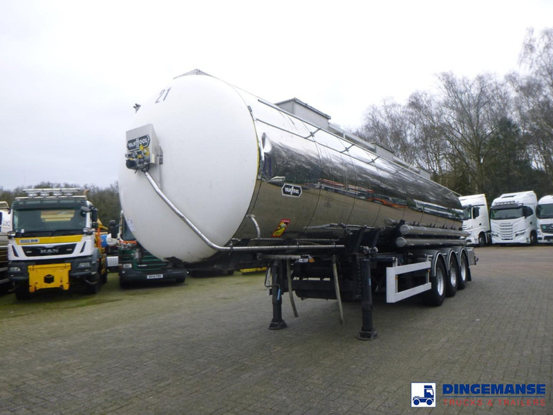 Van Hool Chemical tank inox 30 m3 / 3 comp - Tank semi-trailer: picture 1 Van Hool Chemical tank inox 30 m3 / 3 comp - Tank semi-trailer: picture 1