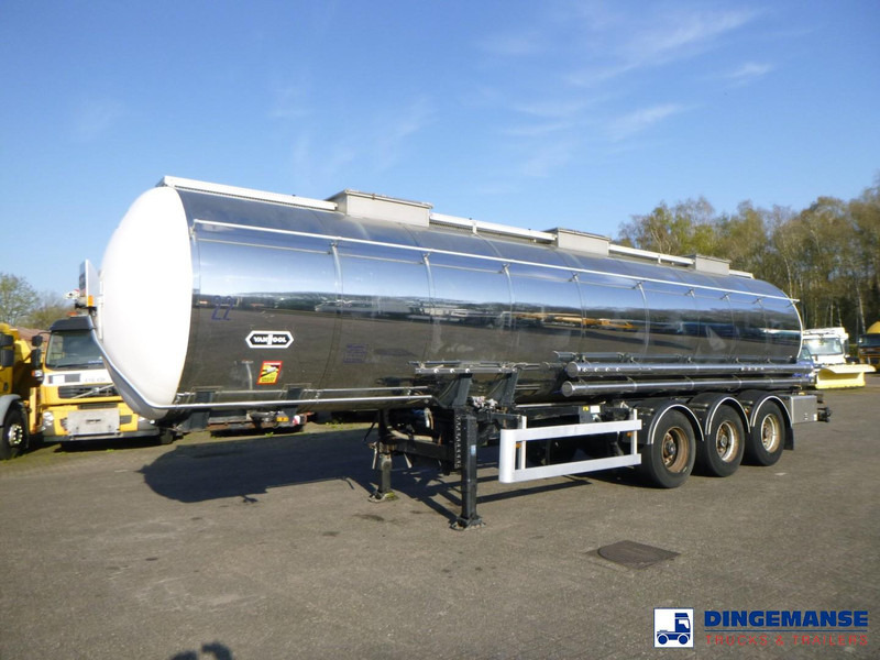 Van Hool Chemical tank inox L4BH 30 m3 / 3 comp - Tank semi-trailer: picture 1 Van Hool Chemical tank inox L4BH 30 m3 / 3 comp - Tank semi-trailer: picture 1