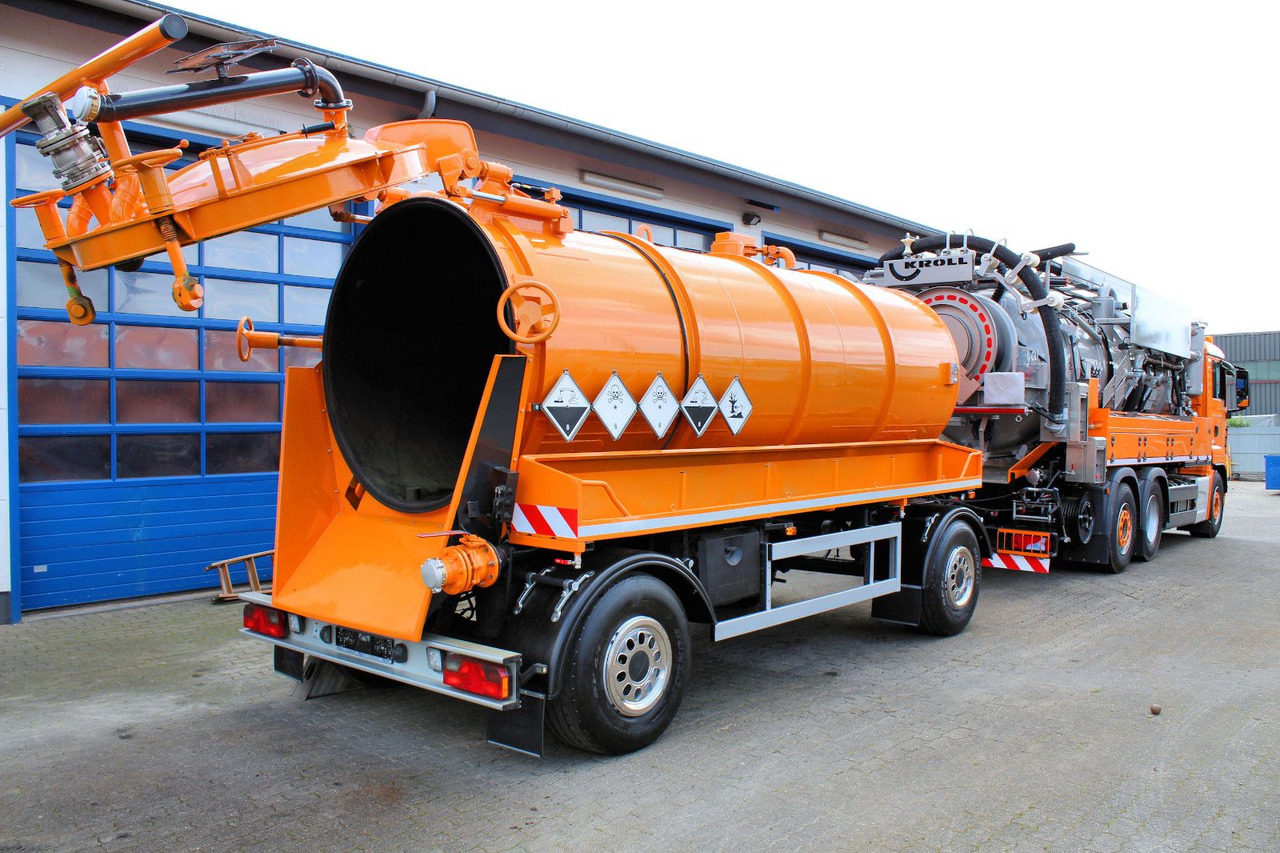 Kutschke / Kroll 10m³ Saug u.Druck ADR INOX - Tank trailer: picture 1 Kutschke / Kroll 10m³ Saug u.Druck ADR INOX - Tank trailer: picture 1