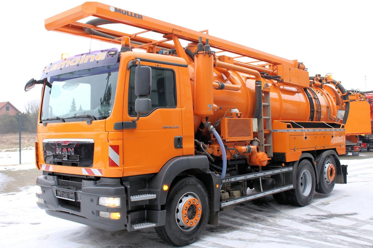 MAN TGM 26.340 6x2 Müller 13m³ Saug u.Druck HD-KOMBI - Vacuum truck: picture 2 MAN TGM 26.340 6x2 Müller 13m³ Saug u.Druck HD-KOMBI - Vacuum truck: picture 2