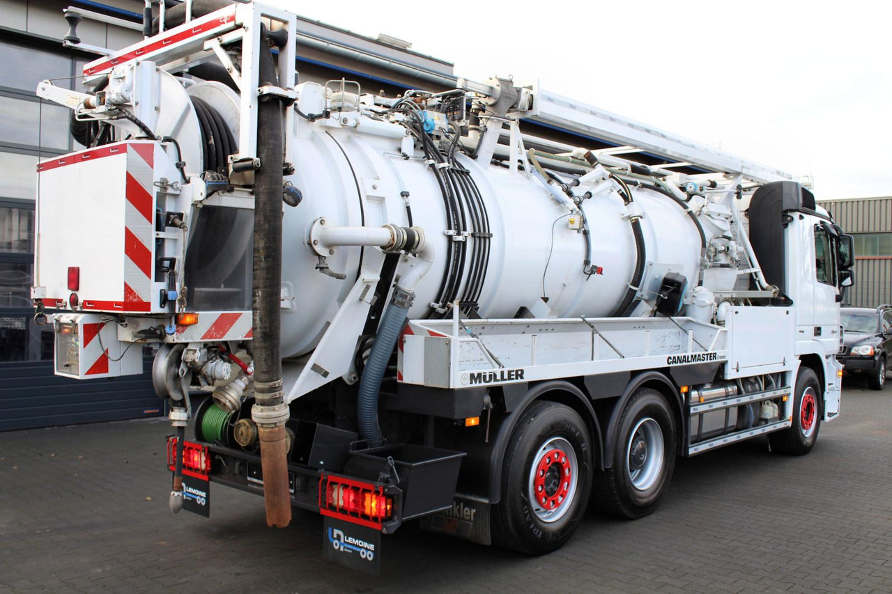Mercedes-Benz Actros 2844 6x2 Müller 10m³ Canalmaster WRG - Vacuum truck: picture 5 Mercedes-Benz Actros 2844 6x2 Müller 10m³ Canalmaster WRG - Vacuum truck: picture 5