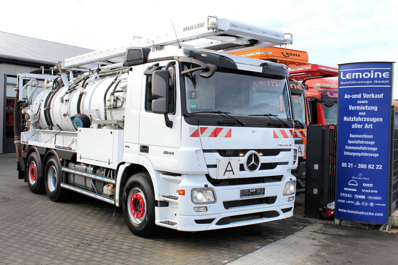Mercedes-Benz Actros 2844 6x2 Müller 10m³ Canalmaster WRG - Vacuum truck: picture 1 Mercedes-Benz Actros 2844 6x2 Müller 10m³ Canalmaster WRG - Vacuum truck: picture 1