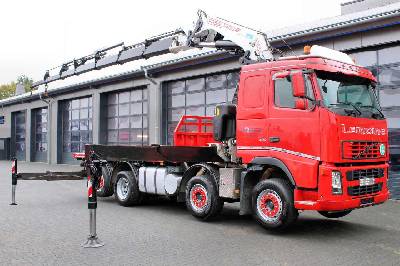 Volvo 480 8x2 Pritsche + FASSI F800XP Kran 6x - Dropside/ Flatbed truck, Crane truck: picture 2 Volvo 480 8x2 Pritsche + FASSI F800XP Kran 6x - Dropside/ Flatbed truck, Crane truck: picture 2