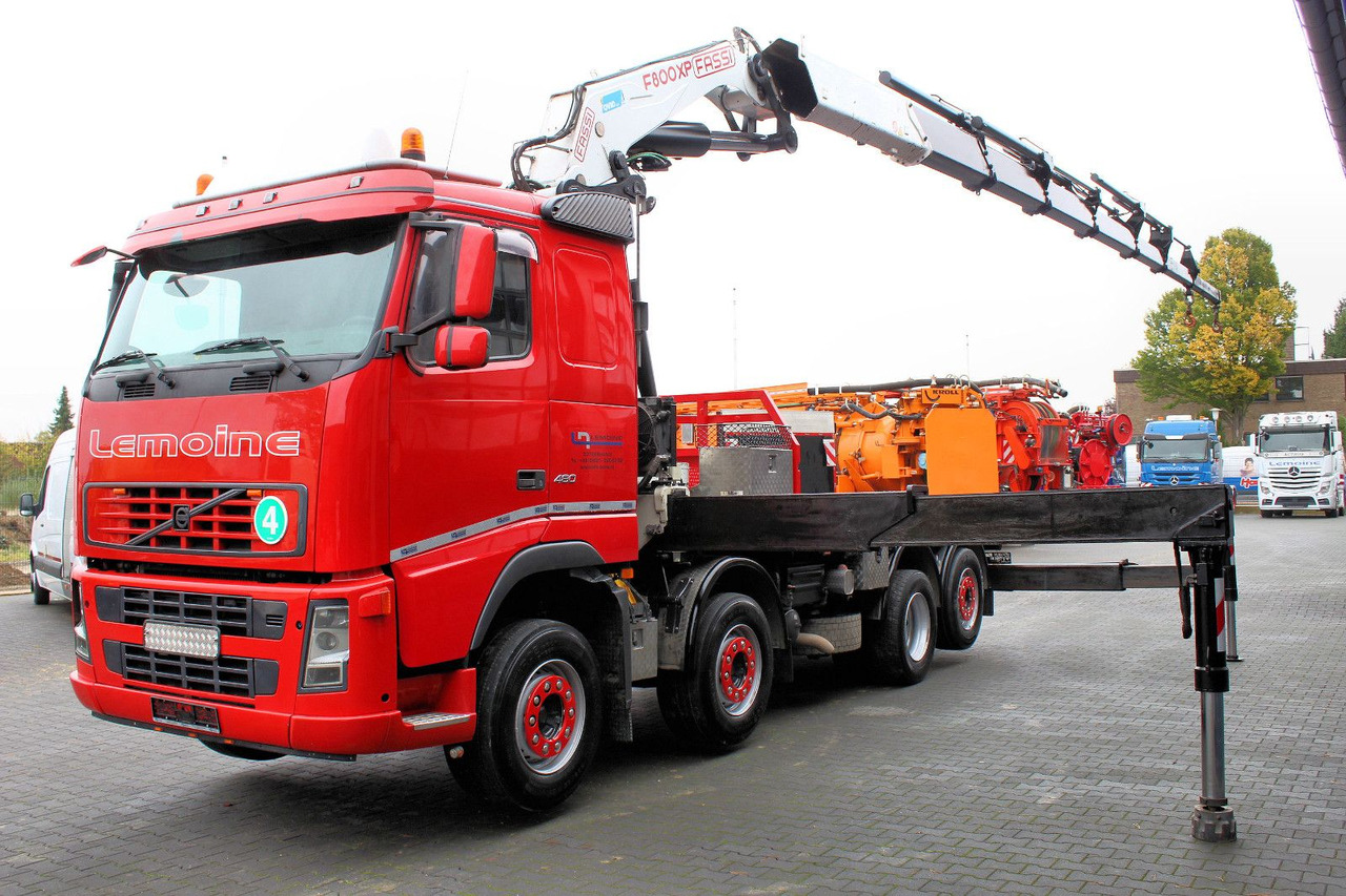 Volvo FM 480 8x2 Pritsche + FASSI F800XP Kran 6x - Dropside/ Flatbed truck, Crane truck: picture 3 Volvo FM 480 8x2 Pritsche + FASSI F800XP Kran 6x - Dropside/ Flatbed truck, Crane truck: picture 3