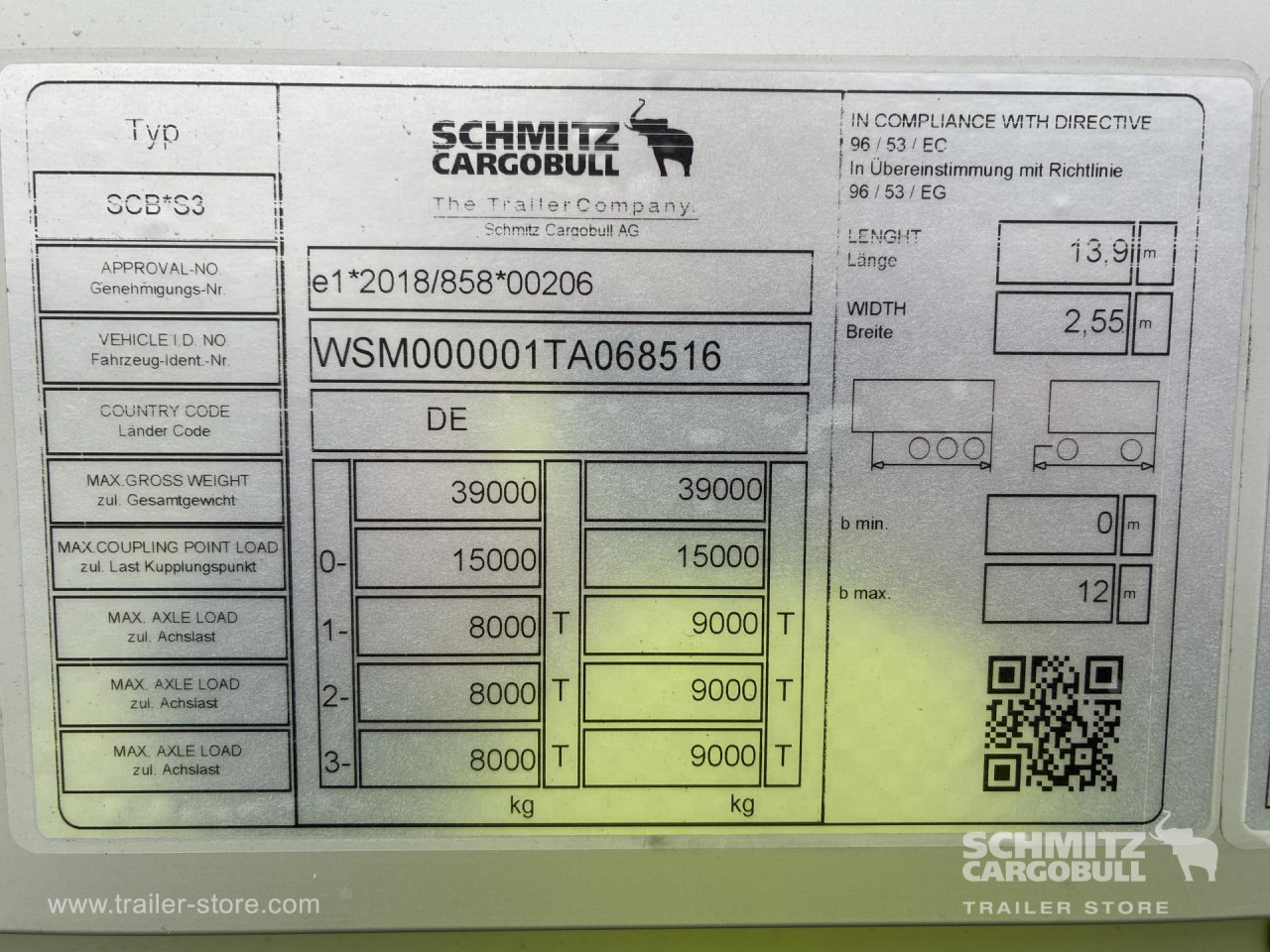 New Curtainsider semi-trailer SCHMITZ Auflieger Curtainsider Standard: picture 7