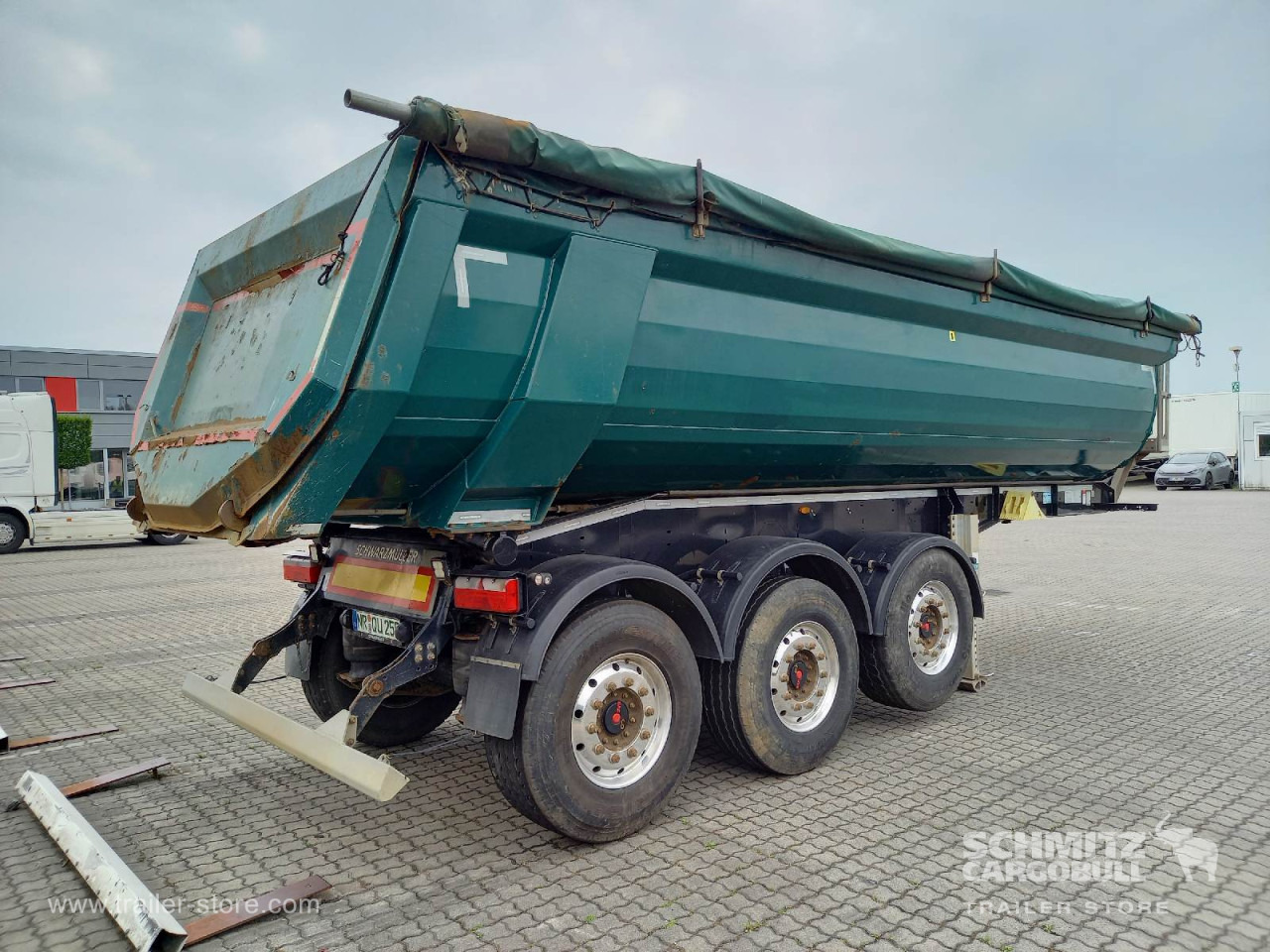 Tipper semi-trailer SCHWARZMUELLER Auflieger Kipper Stahlrundmulde 23m³: picture 9