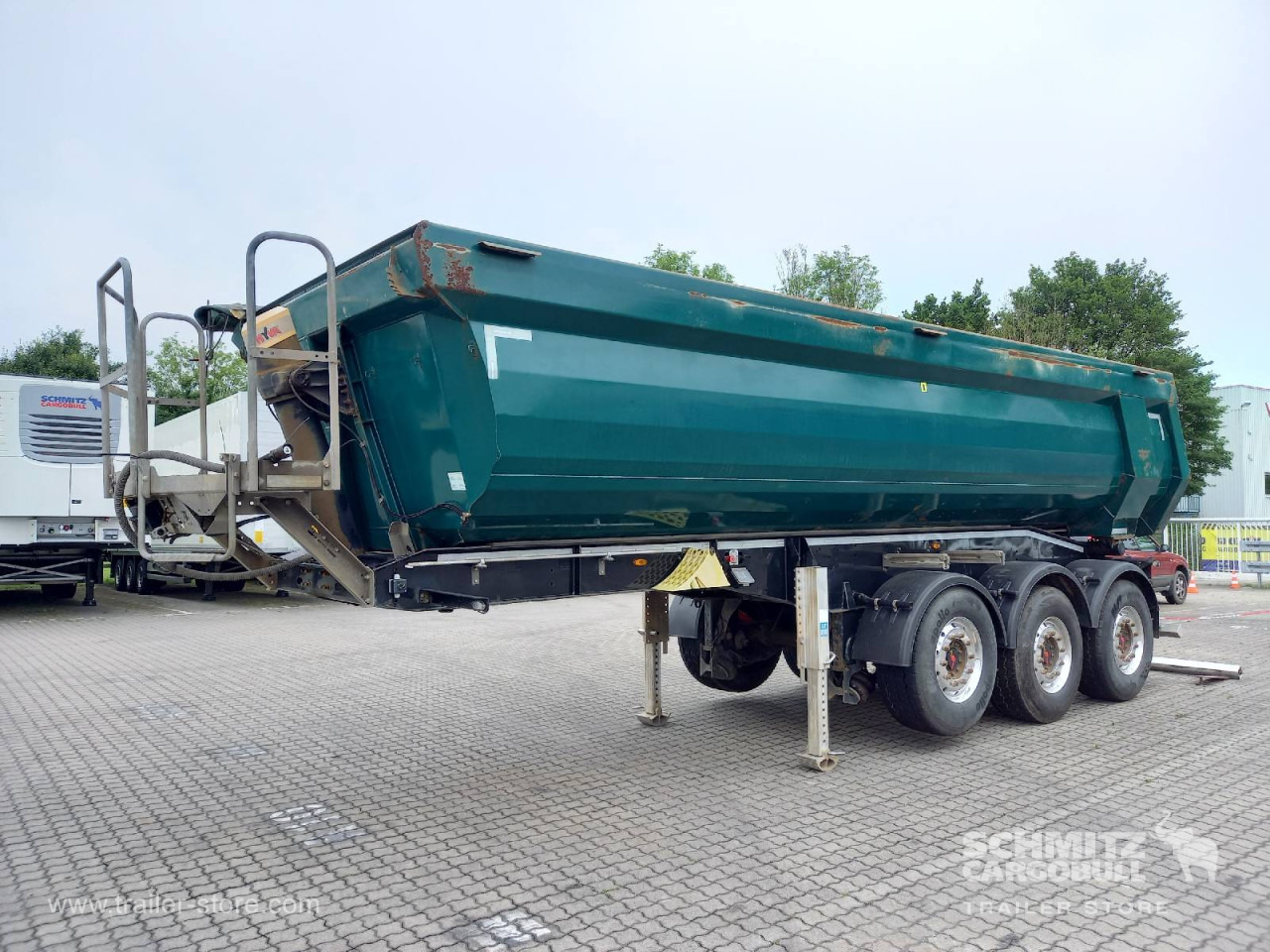 Tipper semi-trailer SCHWARZMUELLER Auflieger Kipper Stahlrundmulde 23m³: picture 8