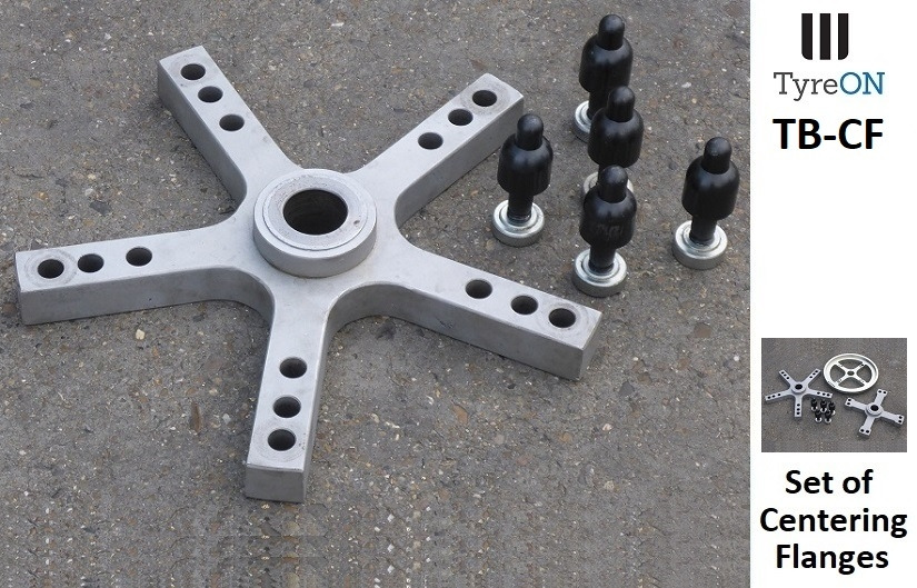 TB-CF 3 centring flanges for truck wheel balancing - Workshop equipment: picture 1 TB-CF 3 centring flanges for truck wheel balancing - Workshop equipment: picture 1