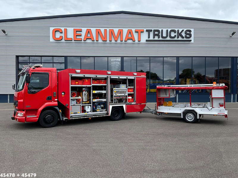 DAF FA 45 LF 150 Brandweer materiaalwagen + Mucar M5A-FOX Brandweer materiaal aanhangwagen - Fire truck: picture 1 DAF FA 45 LF 150 Brandweer materiaalwagen + Mucar M5A-FOX Brandweer materiaal aanhangwagen - Fire truck: picture 1