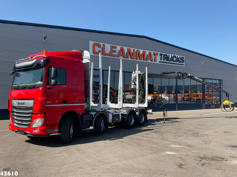 DAF FAD XF 530 8x4 Holzkran - Crane truck: picture 2 DAF FAD XF 530 8x4 Holzkran - Crane truck: picture 2