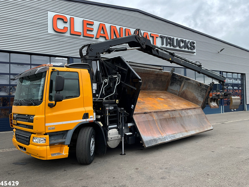 DAF FAN 75 CF 360 Hiab 12 Tonmeter laadkraan + Kipper 15m³ Just 177.993 km! - Tipper, Crane truck: picture 2 DAF FAN 75 CF 360 Hiab 12 Tonmeter laadkraan + Kipper 15m³ Just 177.993 km! - Tipper, Crane truck: picture 2