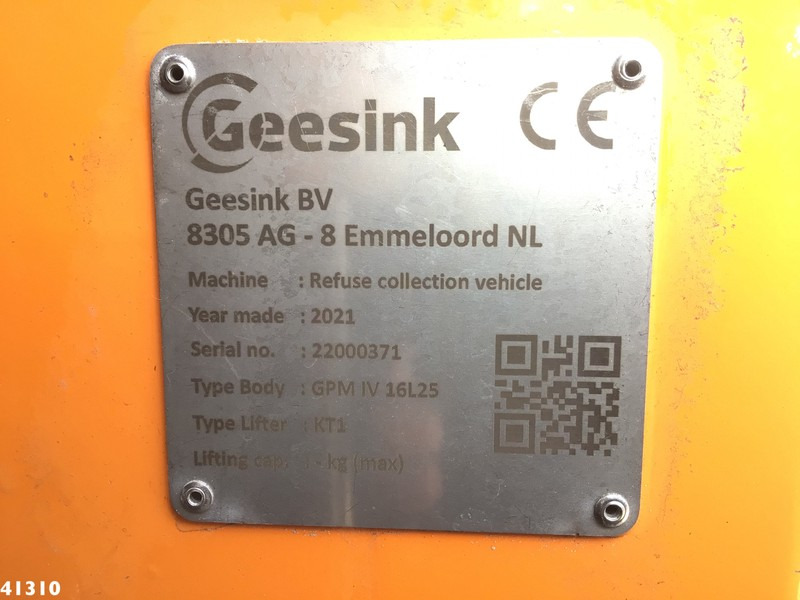 Garbage truck DAF FAN CF 340 Hiab 23 ton/meter laadkraan: picture 16
