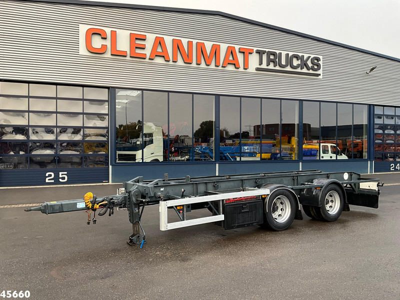 GS Meppel 2-assige container aanhangwagen - Container transporter/ Swap body trailer: picture 1 GS Meppel 2-assige container aanhangwagen - Container transporter/ Swap body trailer: picture 1