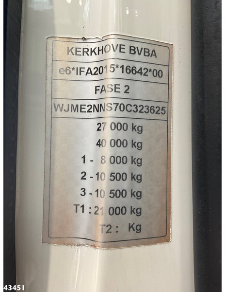 Hook lift truck Iveco AD260T 6x4 Euro 6 AJK 20 haakarmsysteem: picture 18