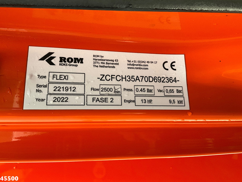 Vacuum truck Iveco Daily 35C14 Euro 6 ROM Toilet servicewagen: picture 19