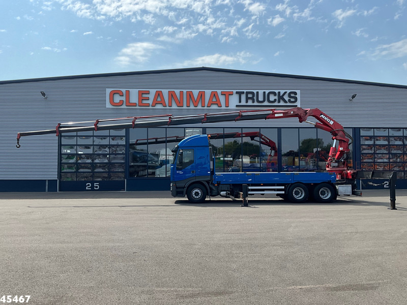 Iveco Stralis 500 6x4 MKG 54 Tonmeter laadkraan - Dropside/ Flatbed truck, Crane truck: picture 1 Iveco Stralis 500 6x4 MKG 54 Tonmeter laadkraan - Dropside/ Flatbed truck, Crane truck: picture 1