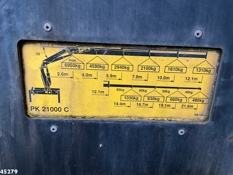 Hook lift truck, Crane truck MAN TGA 26.360 6x2 Palfinger 21 Tonmeter laadkraan: picture 19